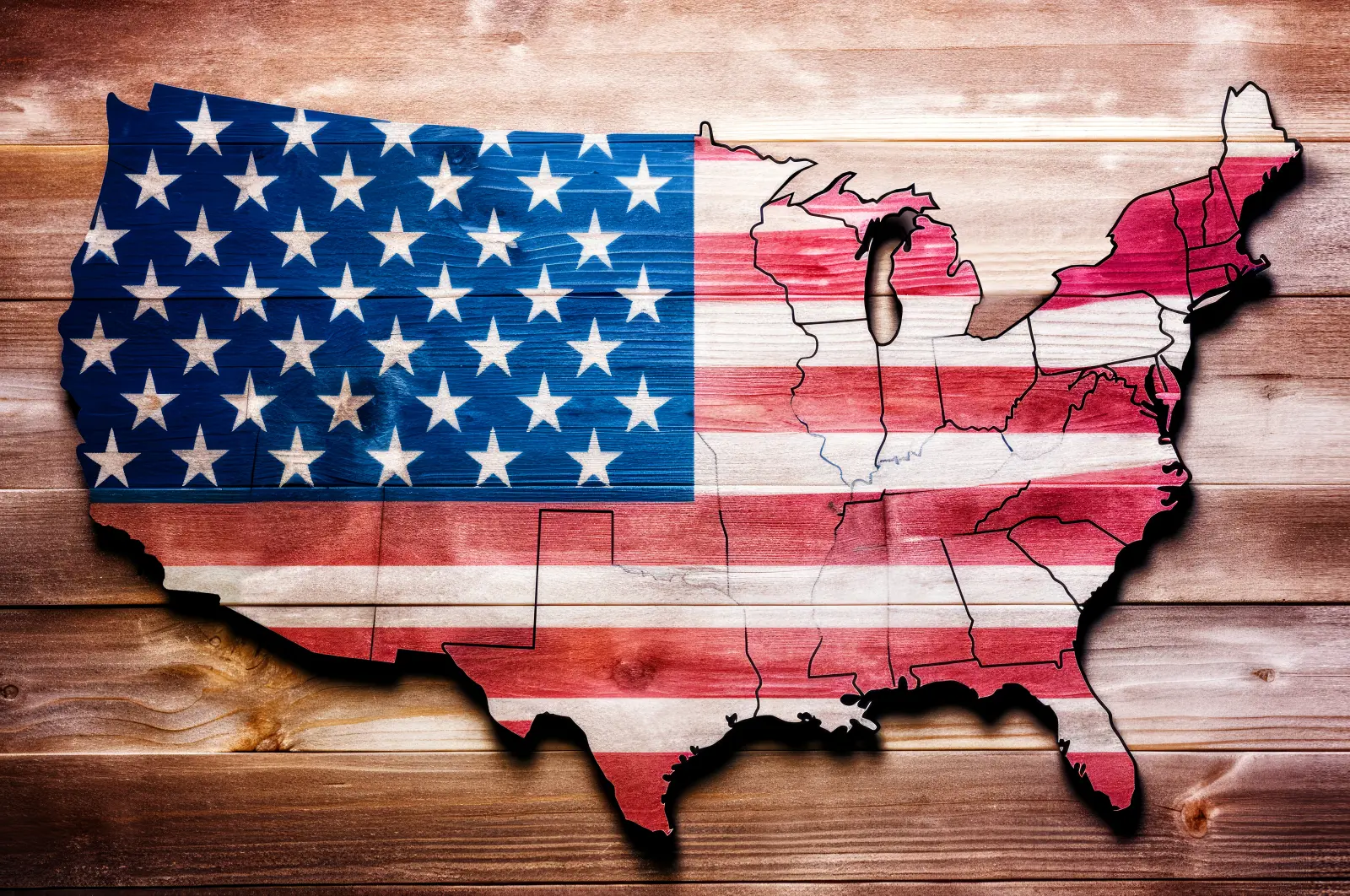 Wood veneer shipped from the USA