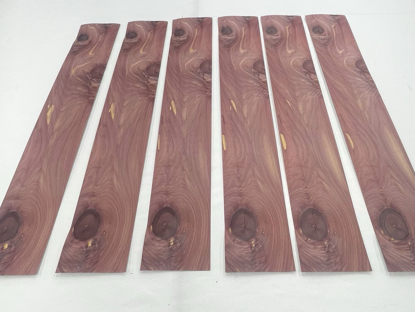 Aromatic Cedar veneer sheet showing natural grain