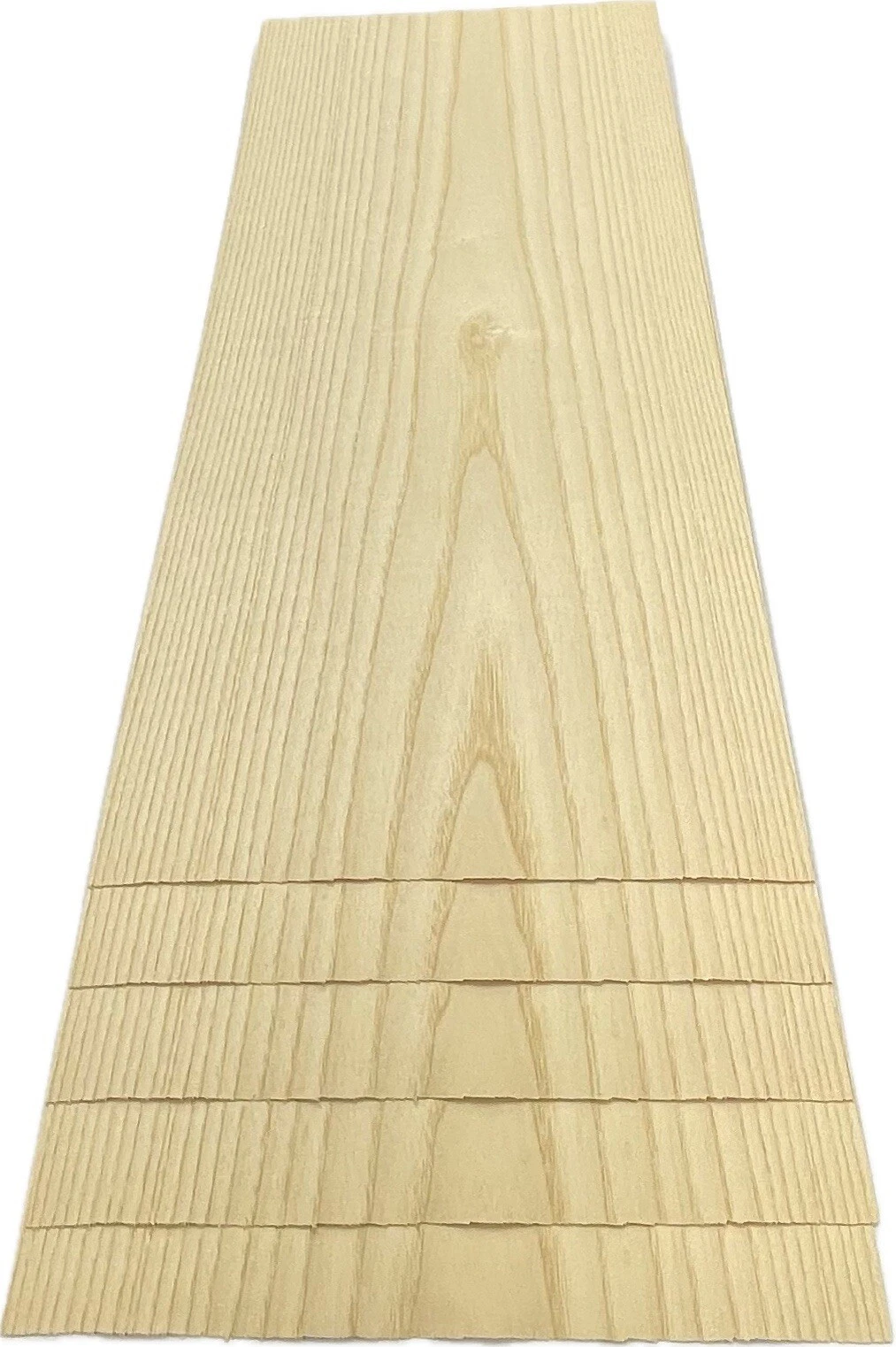 Ash veneer sheet showing natural grain