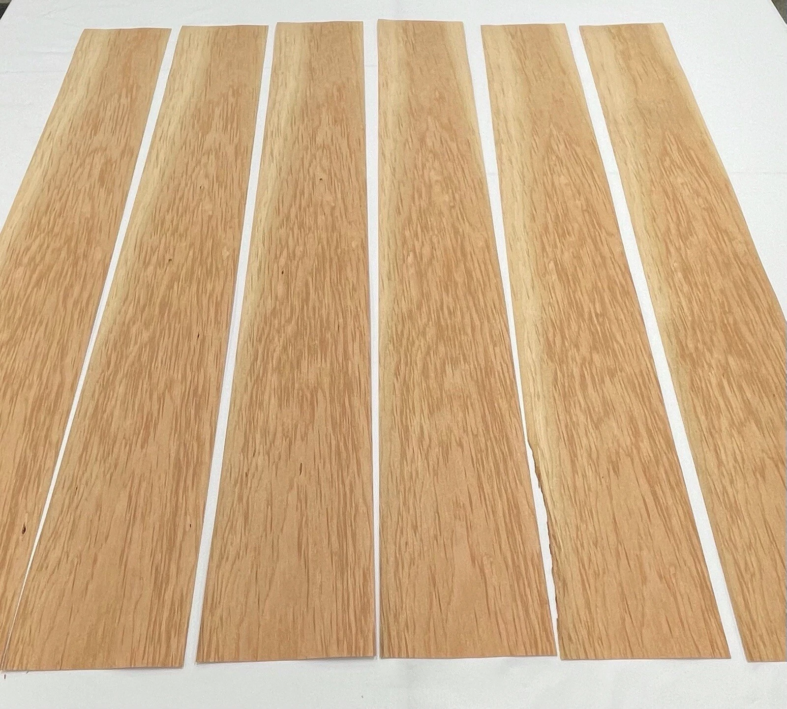 Cherry veneer sheet showing natural grain