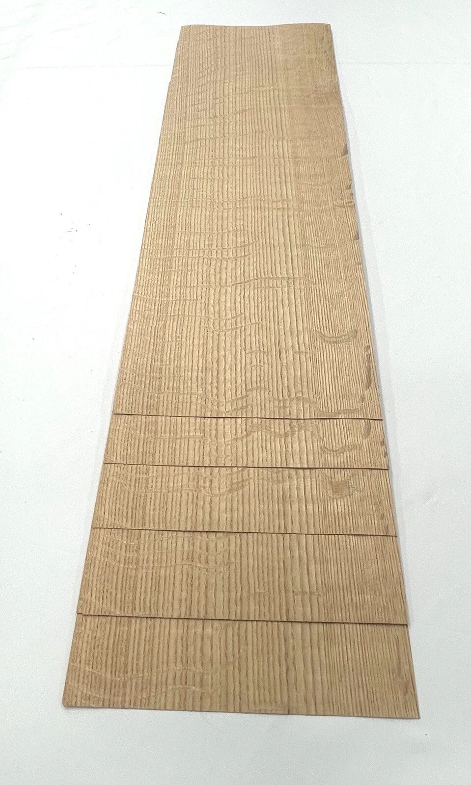 Red Oak veneer sheet showing natural grain