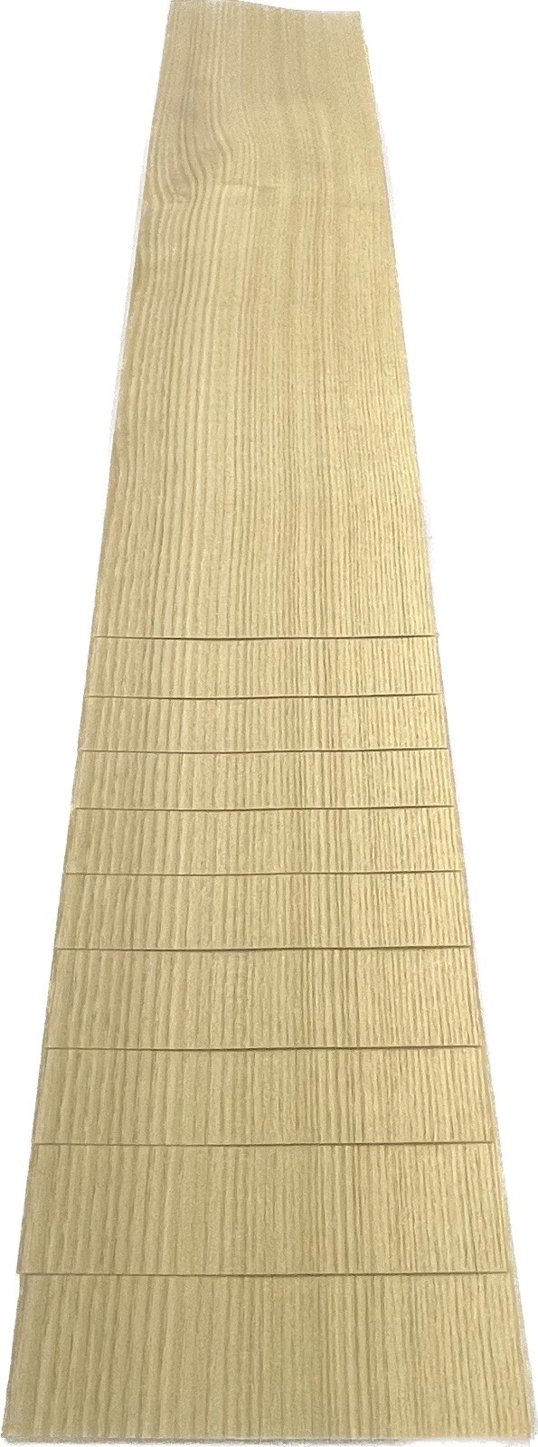 Sassafras veneer sheet showing natural grain