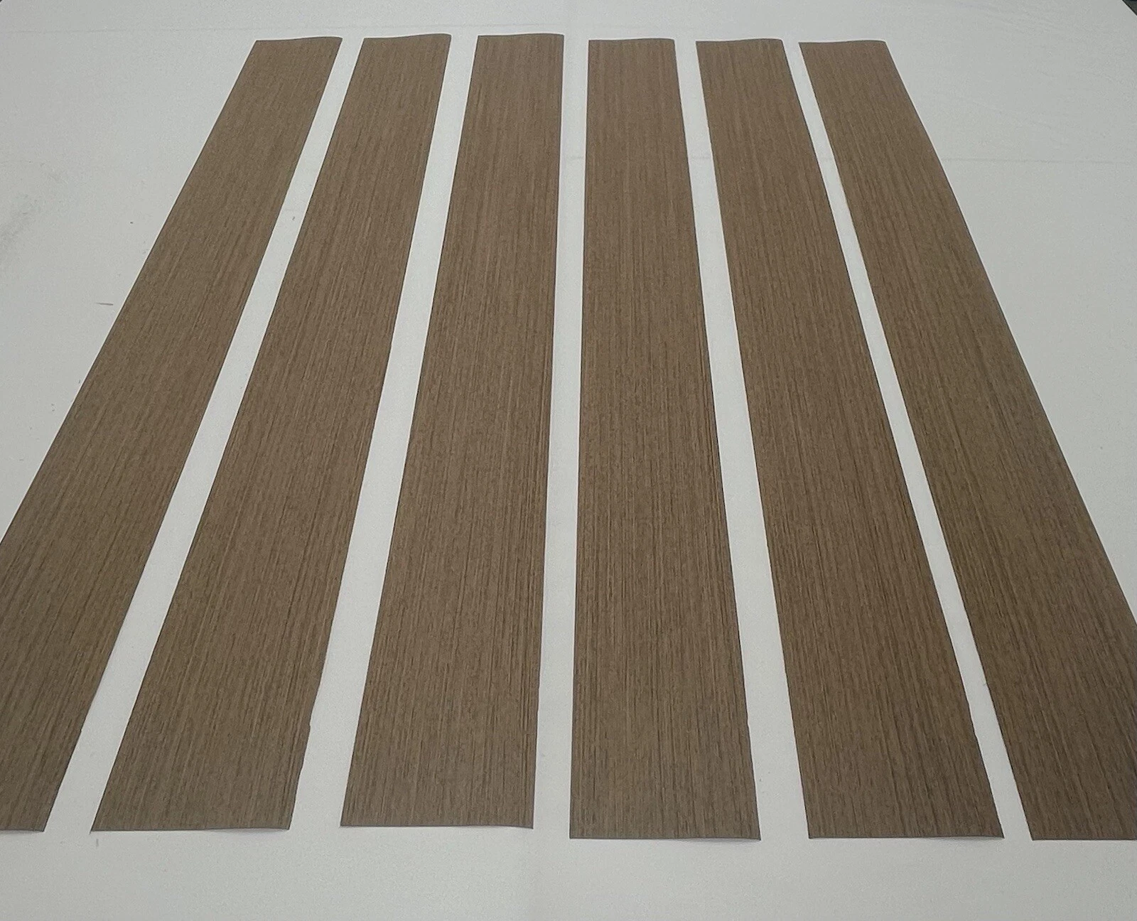Wenge veneer sheet showing natural grain