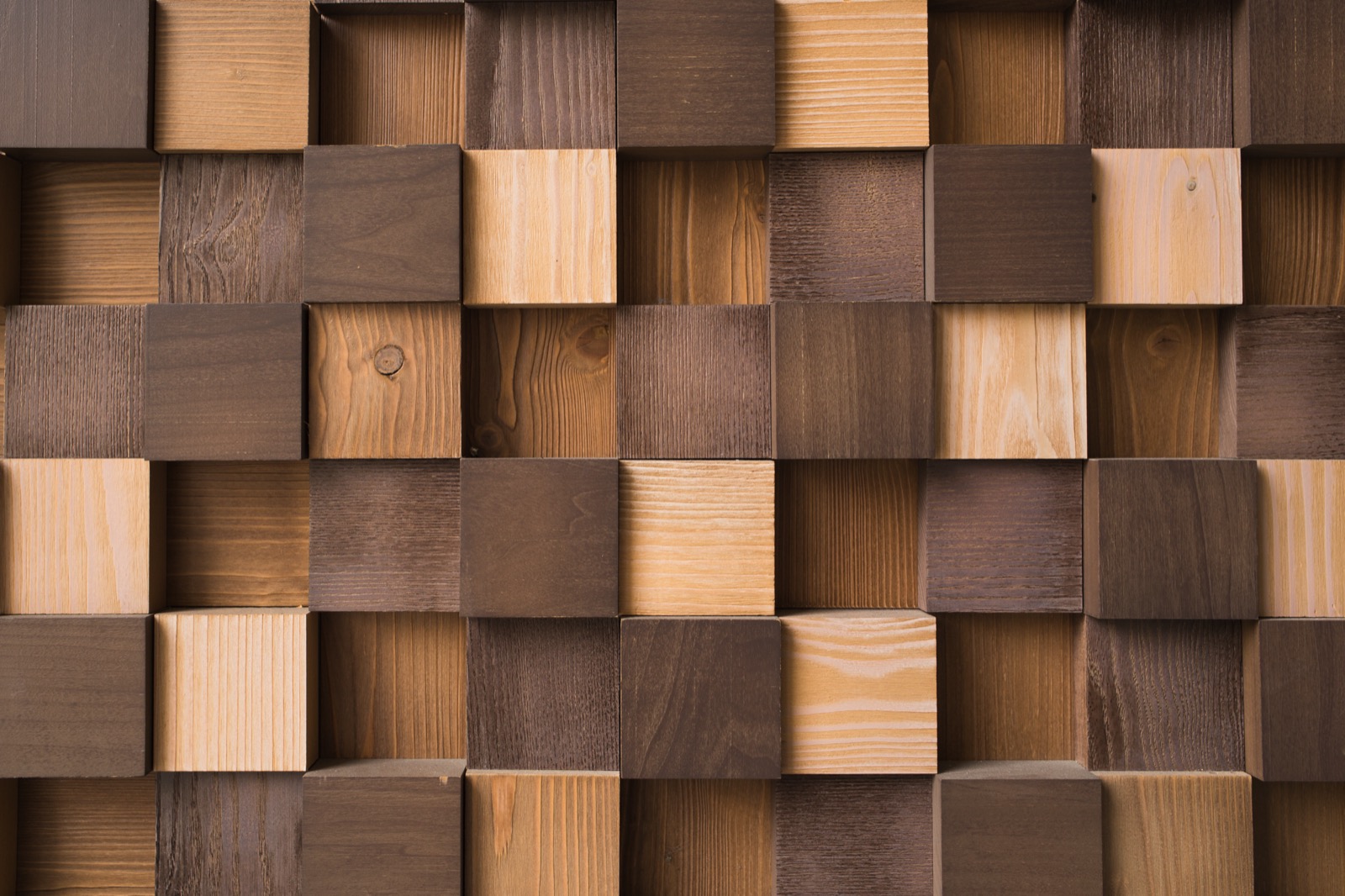 Figured wood veneer detail