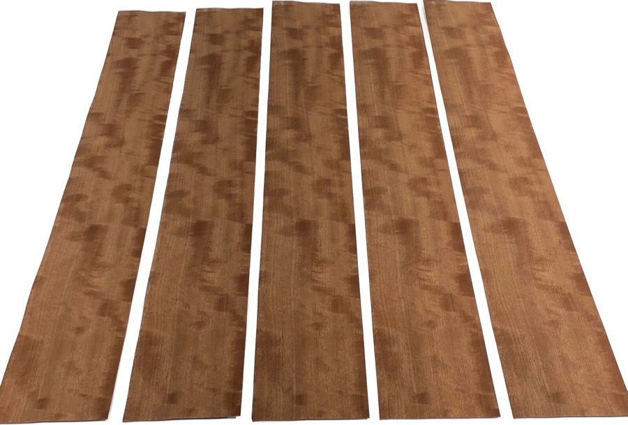 Makore pommele veneer sheets